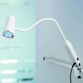 Lampe d'examen LED DERUNGS HALUX N50 P SX avec accessoire support sur rail