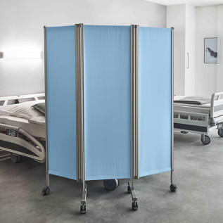 Paravent médical 3 panneaux Ropimex