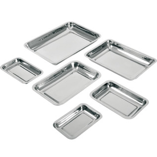 Plateaux en inox