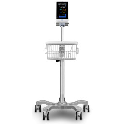 Pied roulant pour moniteur de signes vitaux EDAN ES3 (moniteur vendu séparément)