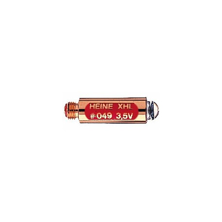 Ampoule Halogène Médicale XHL 078 3,5V BETA 200 - Pour Rétinomètre, Otoscope Vétérinaire VET K180, Puissance 1,75W - 12