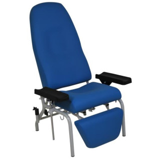 Fauteuil de prélèvement Cayeux dossier et jambière synchrones